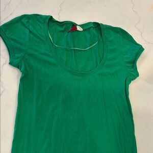 H&M Green Women's Top- size 6